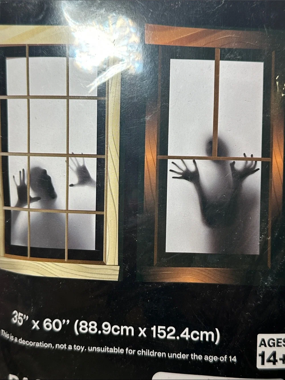 Black Window Décor - 2 Pack